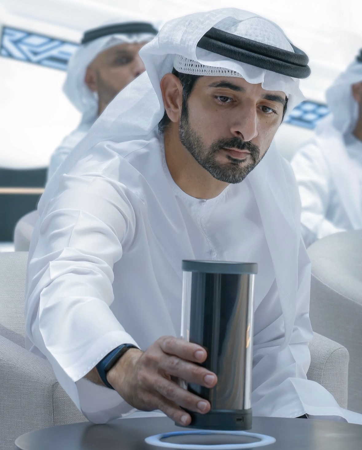Sheikh Hamdan wearing WHOOP
